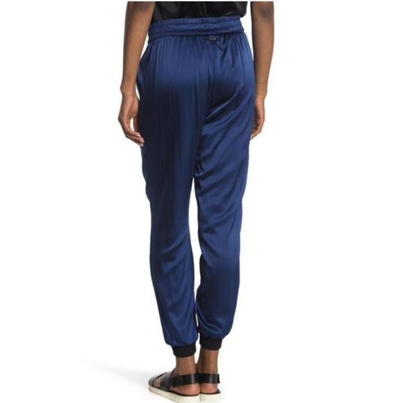 Inreverse Blue Silk Blend Jogger Pants - Size Medium - Picture 2 of 9